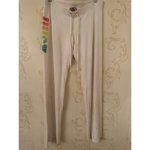 Vintage Juicy Couture White Velour Pants Ladies Large